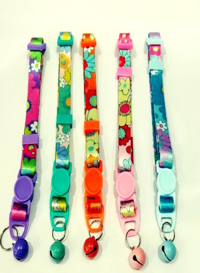 KittuPet Beautiful Printed Nylon Cat Collar | Breakaway Buckle & Bell | Lightweight Pet Accessory - Image 5